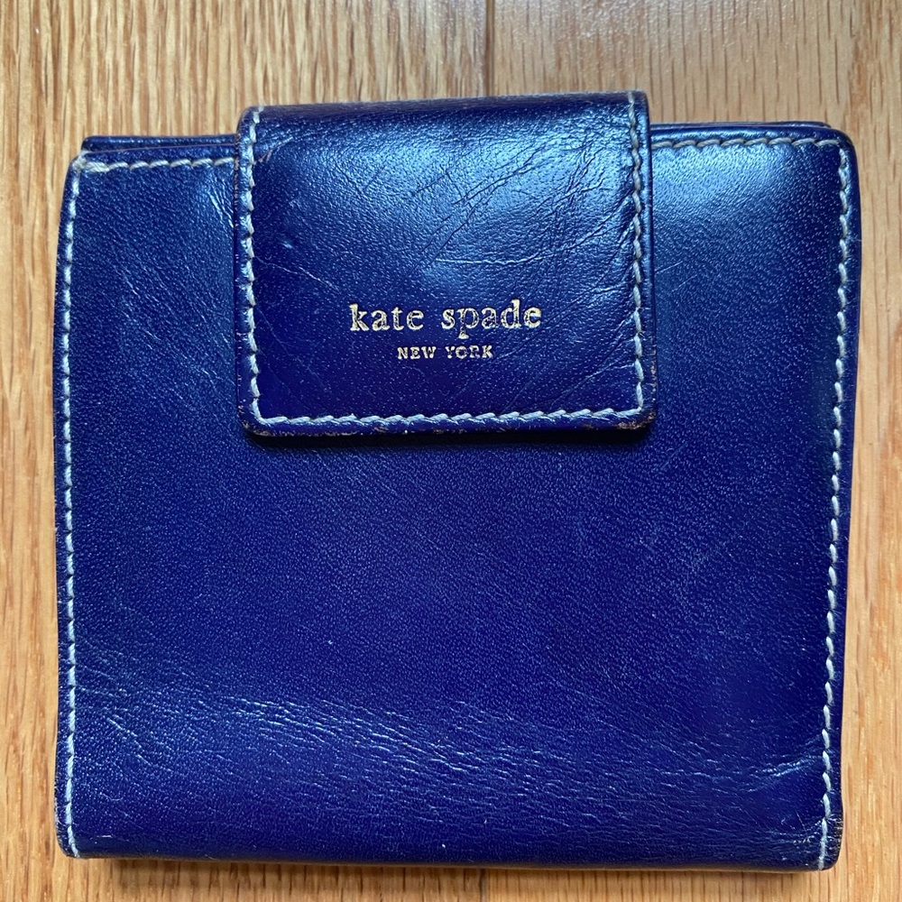 Kate Spade Navy Blue Wallet
